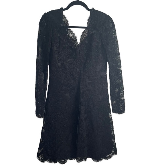 Rickie Freeman Teri Jon vintage double V  Lace Dress steampunk vampire
Goth - Picture 1 of 12